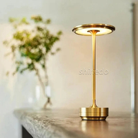 Offre Spéciale Lampe de Table Tactile LED Rechargeable pour Salle à Manger, Hôtel, Bar, Café – Design Galvanisé Décoratif