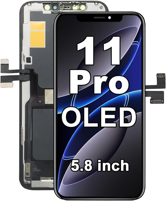 OLED for iPhone 11 Pro Screen Replacement 5.8 Inch NOT LCD Display 3D Touch Frame Assembly Digitizer for Model A2160 A2217 A2215