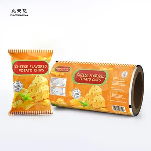 Цветная печать, пластиковая упаковка для пищевых продуктов, рулонная пленка для картофеля со вкусом сыра