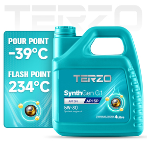 TERZO SynthGen G1 5W30 Lubrifiant moteur automobile synthétique API SP API SN pour voitures particulières - Product Image 5