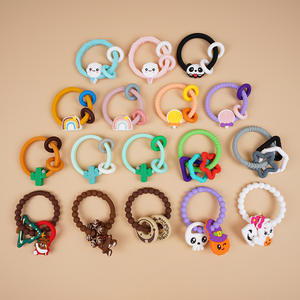 Fabricant OEM Jouets pour bébé en silicone Jouets <span class=keywords><strong>de</strong></span> <span class=keywords><strong>dentition</strong></span> Donut Jouet en caoutchouc Jouets <span class=keywords><strong>de</strong></span> <span class=keywords><strong>dentition</strong></span> à mâcher <span class=keywords><strong>Anneau</strong></span> <span class=keywords><strong>de</strong></span> <span class=keywords><strong>dentition</strong></span> en silicone pour bébé - Product Image 5