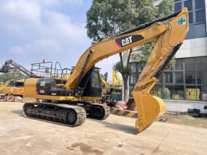 เครื่องขุด320D2หนอนผีเสื้อแบบใช้แล้ว20ตันของญี่ปุ่นเครื่องขุดพร้อมแกนเครื่องยนต์มอเตอร์และปั๊ม320GC 320C - Product Image 3