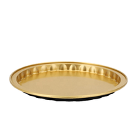 Plateau à gâteau rond jetable et assiette à tarte Récipients à dessert en aluminium pour restaurant et fête Récipients en aluminium pour aliments de fête