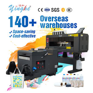 Yinghe New DTF Roll-to-Roll <b>Printer</b> DTF Printing Machine for T-<b>Shirt</b> Hat Shoes Custom Printing With Double XP600 Printheads - Product Image 1