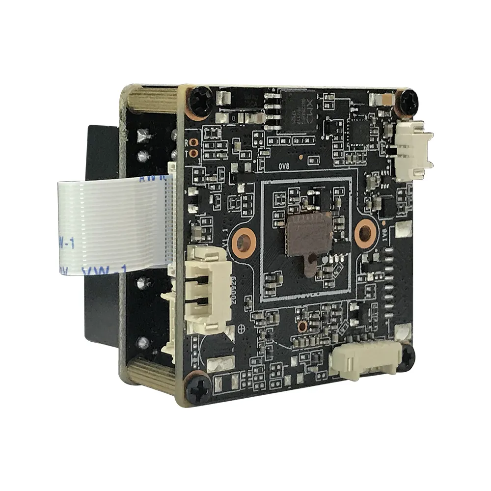 Donanım yazılımı OEM ODM fabrika TF kart yuvası RS485 sıfırlama Alarm IO kurulu IE arayüzü P2P 3MP PCB IP kamera devre kartı modülü