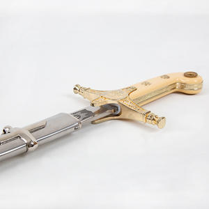 Espada del Comandante del Cuerpo de Marines de los Estados Unidos, Estilo Europeo Occidental, Chapada en Oro, Tallada, Graduación, Guardia de Honor, Acero Inoxidable, Personalizada - Product Image 6