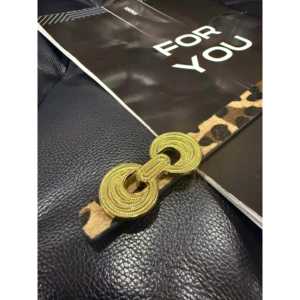 เข็มขัดผู้หญิงแบบหัวเข็มขัดสองง่าม Fiori โลหะผสมสไตล์โบฮีเมียน เครื่องประดับแฟชั่นโลหะชุบ - Product Image 2