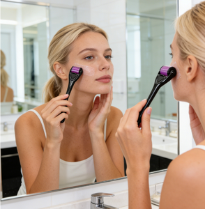 Rodillo Dérmico SKYSP de 0.25mm, 0.5mm y 3mm, 540 Agujas de Silicona, Blanqueador Facial y Corporal para Uso Doméstico - Product Image 3