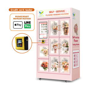 ตู้จำหน่ายสินค้าอัตโนมัติ ดอกไม้ Wx-s85 Vfresh ห้างสรรพสินค้า ระบบเก็บรักษาความสด หน้าจอสัมผัส คอมเพรสเซอร์ทำความเย็น รับชำระเงินได้หลายรูปแบบ - Product Image 3