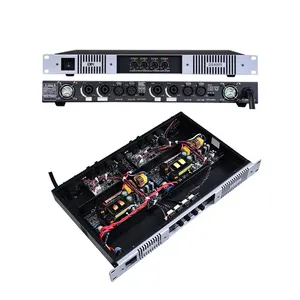 Profesional Clase D 1u 4x400W 4 cuatro canales 4ch pro audio columna altavoz SoundCraft kit amplificador de potencia