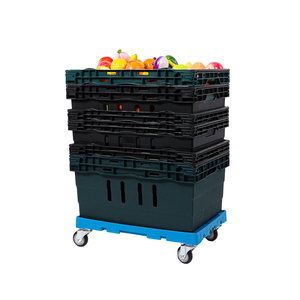 Wholesale Price Transport <strong>Flat</strong> Wheeled <strong>Cart</strong> Hand Hotel Trolley for Warehouse - Product Image 1