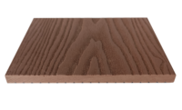 Plancher de terrasse extérieur en WPC massif 3D, moderne, écologique, antidérapant, imperméable, anti-UV, résistant aux fissures, grain de bois, 142x10mm
