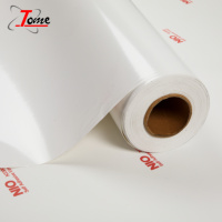 Rouleau de vinyle numérique PVC auto-adhésif blanc brillant mat éco-solvant pour impression