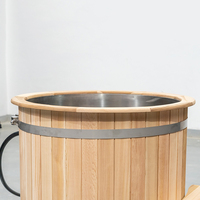Smartmak Nordic Cold Plunge Modern Barrel Cold Plunge avec refroidisseur en option