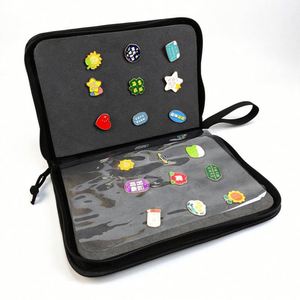 Pochette de rangement anti-poussière en EVA pour badges, album de collection de badges, sac de voyage pour badges commémoratifs - Product Image 1