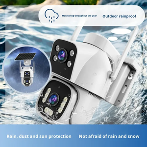 Cámara de Seguridad Inalámbrica HiEasy Inteligente de 2 Lentes, con Energía Solar, 4G, Alta Definición, Sonido y Luz, Alarma, Visión Nocturna a Todo Color - Product Image 5