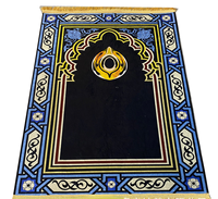 Tapis de prière islamique pour la prière refaite à la main, en plastique, personnalisé,
