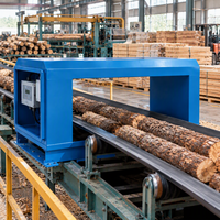Détecteur de métaux numérique à bande transporteuse pour bois brut, usine de bois, détection de métaux à haute sensibilité