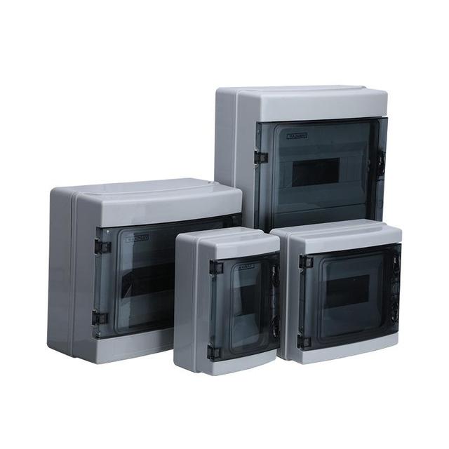 HA Series IP65 4/8/12/18/24 Ways Electrical Distribution Box Outdoor PC ABS Waterproof Distribution Box