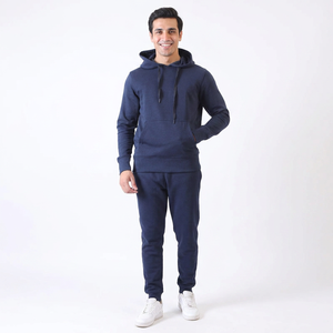 Conjunto de Sudadera con Capucha y Pantalones Deportivos de Algodón con Estampado Animal, Lavado Ácido, de Alta Calidad, Personalizado, para Hombre, Venta al Por Mayor, Ropa Urbana de Invierno - Product Image 1