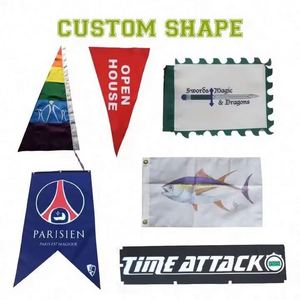 3x5FT Polyester Sublimation Blank Banner Customized Any Logo Fans Sport Custom Flags - Product Image 3