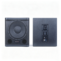 AIWA550W RMS 138dB SPL Subwoofer Activo Profesional de 18 Pulgadas con Control de Red RJ45 para Escenario, Sistema de Amplificación de Sonido