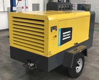 Sistema de Compresor de Aire Portátil de Alta Resistencia Atlas Copco de Última Generación, 400-850 CFM, para Proyectos de Petróleo, Gas y Servicios Públicos
