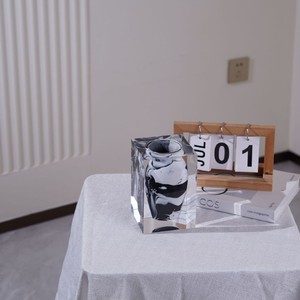 Acrylic <b>Vase</b> Set Minimalist Design For Home Decor Gift Housewarming - Product Image 2