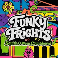 Calendrier de l'Avent Funky Frights Halloween 2026 : Boîte Cadeau Compte à Rebours avec 13 Mini Squishies à Remontée Lente – Idéal pour les Fêtes
