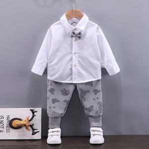 男の子服セット子供赤ちゃんプロム結婚式男の子フォーマルドレスコートワイストコートシャツズボン4個子供誕生日パーティースーツ - Product Image 4