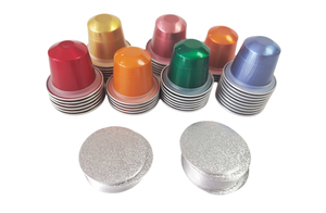 Capsules de café en aluminium jetables compatibles avec les machines à expresso, avec couvercles thermoscellables - Product Image 6