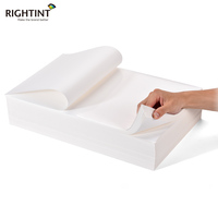 Impression laser Papier autocollant brillant PET blanc brillant A4