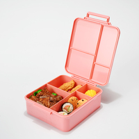 Aohea Kawaii Bento Boîte à lunch pour enfants Filles Garçons Enfants École Maternelle Mini Snack Sandwich Contenant alimentaire avec pot à soupe