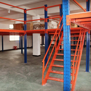 Escalera ajustable de protección contra la corrosión duradera <span class=keywords><strong>para</strong></span> estantes, estantería personalizable de acero industrial - Product Image 1