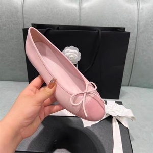 Scarpe da Donna C Family Stile Francese, <span class=keywords><strong>Ballerine</strong></span> con Fiocco e Tacco Basso, Nuova Collezione 2024 in Vera Pelle - Product Image 4