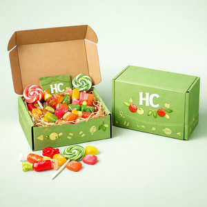 Caja de Envío Personalizada para Dulces, Opción de Flauta B E, Caja de Envío con Troquelado, Logotipo Personalizado OEM - Product Image 2