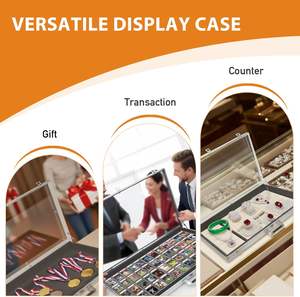 Étui de présentation pour cartes, étui de présentation portable en aluminium pour cartes à collectionner, boîte à cartes en acrylique transparente - Product Image 5