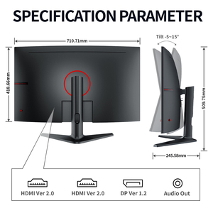 Koorui 32-inch Cong 170Hz <span class=keywords><strong>1440p</strong></span> 2K chơi game màn hình bán buôn giá Độ phân giải cao cho game thủ - Product Image 3