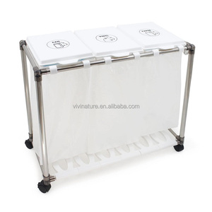 เครื่องคัดแยกขยะรีไซเคิลแบบมีล้อ จาก 2 ถึง <span class=keywords><strong>4</strong></span> ช่อง <span class=keywords><strong>รถ</strong></span><span class=keywords><strong>เข็น</strong></span>ใส่ถัง<span class=keywords><strong>ขยะ</strong></span>รีไซเคิล - Product Image 1