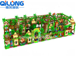 Los niños populares de la <span class=keywords><strong>selva</strong></span> verde de casa de madera de tema comercial de patio interior - Product Image 1