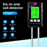 KLZD Promotion Exceptionnelle : Testeur de Sol Six-en-Un – Humidité, Fertilité, Température, pH, Conduction Électrique