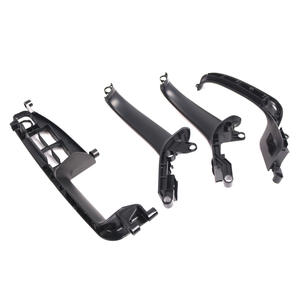 Juego de molduras para puertas Audi A4 B6 B7 2002-2008, negro, ABS, cuatro piezas, panel de manija, piezas interiores para coche - Product Image 4