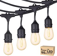 Guirlandes LED pour extérieur, imperméables, pour mariage, fenêtre, mur, décoration de fête