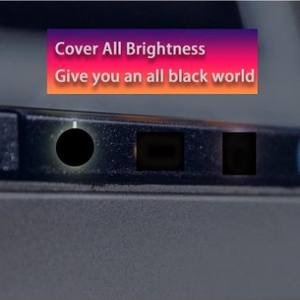 Pegatinas de oscurecimiento y bloqueo de luz LED del 50% al 80%, de PET troquelado de una sola cara con adhesivo acrílico para enmascaramiento - Product Image 2