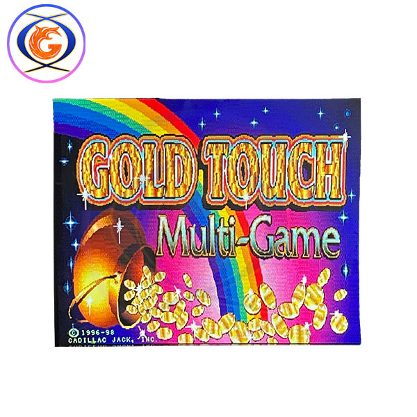 B-5.0 Game Board Gold Touch Board Cabinet with Touch Screen Monitor Metal Construction US Plug 110/220V English Interface