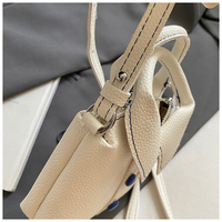 Sac à bandoulière classique en cuir PU pour femme, petit format, personnalisable, de luxe, à la mode et abordable