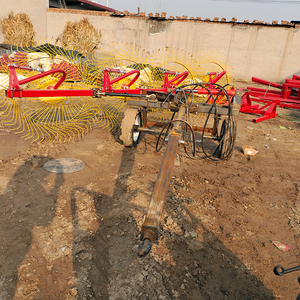 Râteau à roues de conception nouvelle, râteau à doigts, râteau à <span class=keywords><strong>gazon</strong></span>, râteau agricole, machine à foin ; râteau pliable, machine à foin - Product Image 2