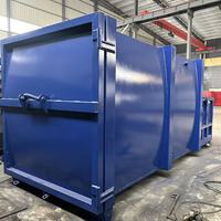 Compacteur mobile de déchets industriel avec moteur pour l'agriculture, le traitement des déchets alimentaires et le compactage des ordures