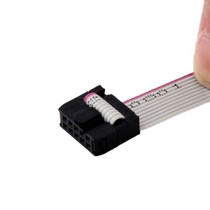 10Pin Flat <b>Ribbon</b> Cable With 2x5 IDC Connectors AWM2651 <b>Wire</b> Industrial Use PVC Insulation Copper Conductor - Product Image 4