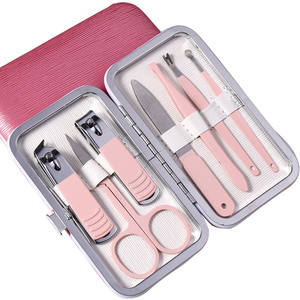 Vente chaude 18 pièces coupe-ongles kit de lime à ongles en acier inoxydable <span class=keywords><strong>beauté</strong></span> soins personnels ensemble de manucure Logo personnalisé - Product Image 6